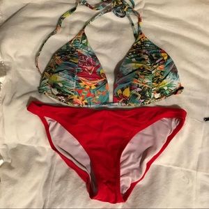 Tropical bikini set